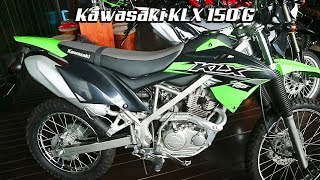 Kawasaki Klx 150 G Motor Trail Warna Green Black