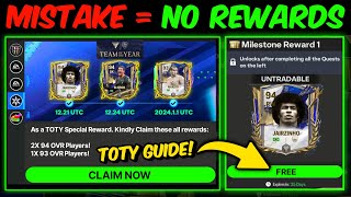 2x FREE 94 OVR Players 🤯 | Don't Do This MISTAKE - TOTY Best Guide! | Mr. Believer