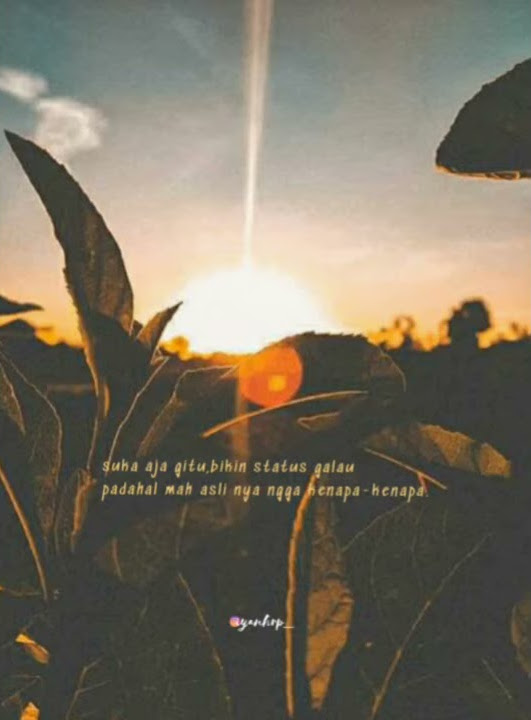 Story wa kekinian-Biarkan Semua Berlalu-