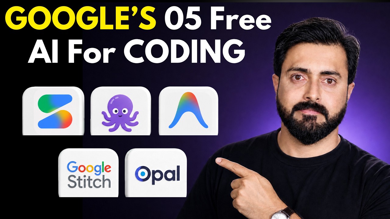 Google Just Made Coding Obsolete (5 FREE AI Tools)