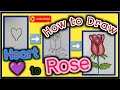 How to draw  heart  to rose  pencilsketchbyrazaq