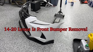 How To Remove Front Bumper Off Of 2014-2020  Lexus Is