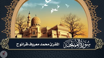 سورة الممتحنة - المقرئ محمد معروف قرانوح