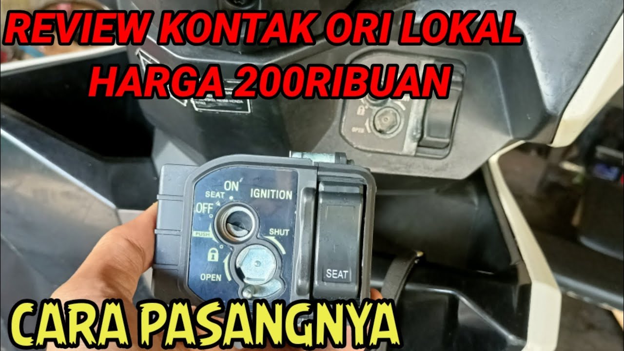 Cara pasang kontak vario 125 led, review kontak vario