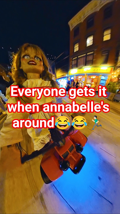 everybody scared of Annabelle when she's around #youtubeshorts #halloween #explorepage #Annabelle