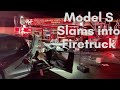 Tesla driver killed after slamming into a firetruck, allegedly a self-drive malfunction!