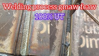 Process welding penetration  100% UT gmaw fcaw #welder #welding #penetration #tutorial #gmaw #fcaw