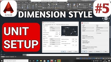 #5 Units setup in AutoCAD 2022 | Dimension style manager | To Specify the Drawing Units