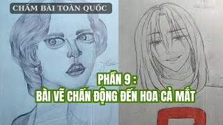 SERI CHẤM BÀI VẼ TOÀN QUỐC TẬP 9: PHÁT HIỆN ĐỘI HOẢ TIỄN TRONG BÀI VẼ TOÀN QUỐC. #art #anime