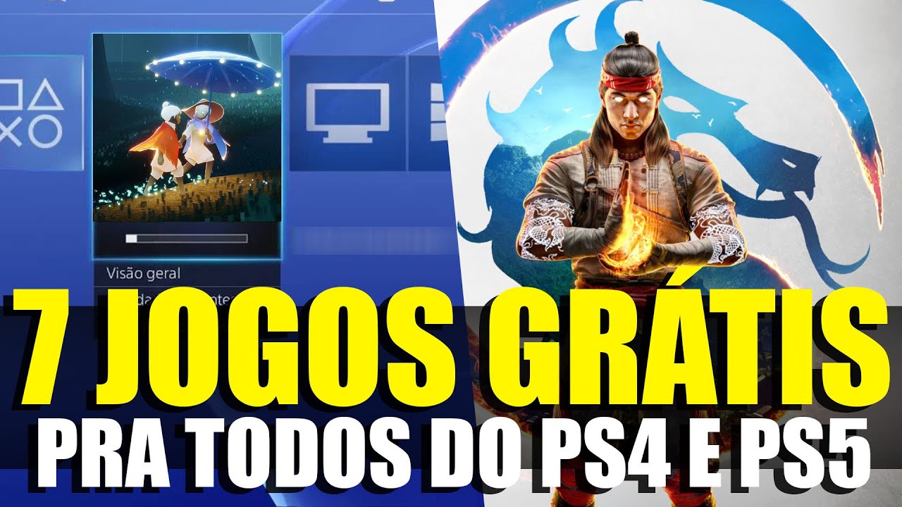 Todos os jogos grátis para PS4 