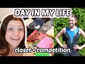 Productive Day In My Life | Closet Cleanout &amp; Gymnastics Competition | Bethany Grieve