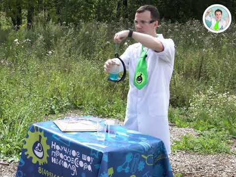 Как перевернуть стакан с водой так, чтобы вода не вылилась?