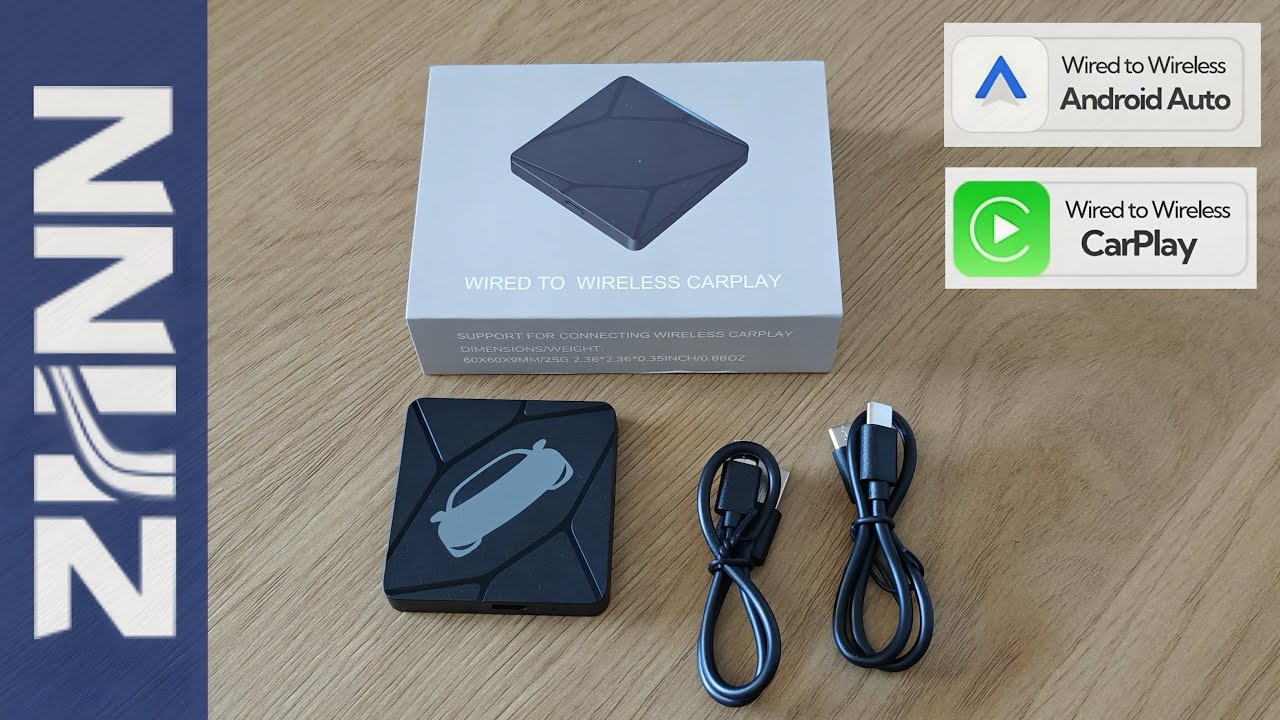 Mini Adattatore OTTOCAST 2026 Wireless CarPlay Android Auto USB-C