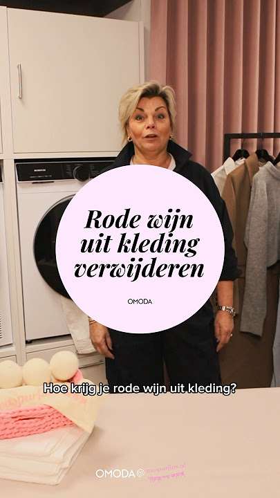 hoe krijg je wijnvlekken uit kleding