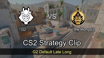 G2 Default Late Long - Dust2 Round 2 | G2 | FISSURE Playground 2 #cs2 #counterstrike2