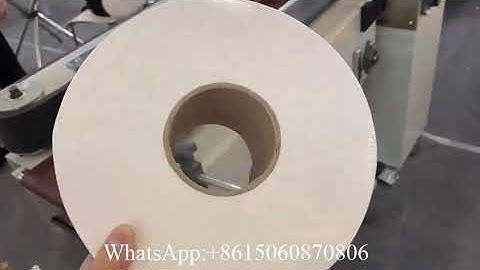 Fully automatic POF shrink wrapping machine for jumbo roll toilet paper