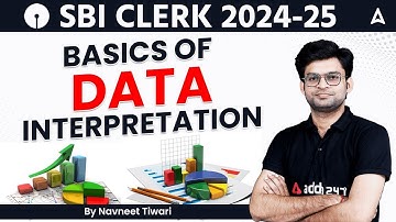SBI CLERK 2024-25 | Basics of Data interpretation | Maths By Navneet Tiwari