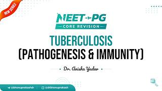TB Pathogenesis & Immunity | NEET PG Core Revision (06/20) | Microbiology