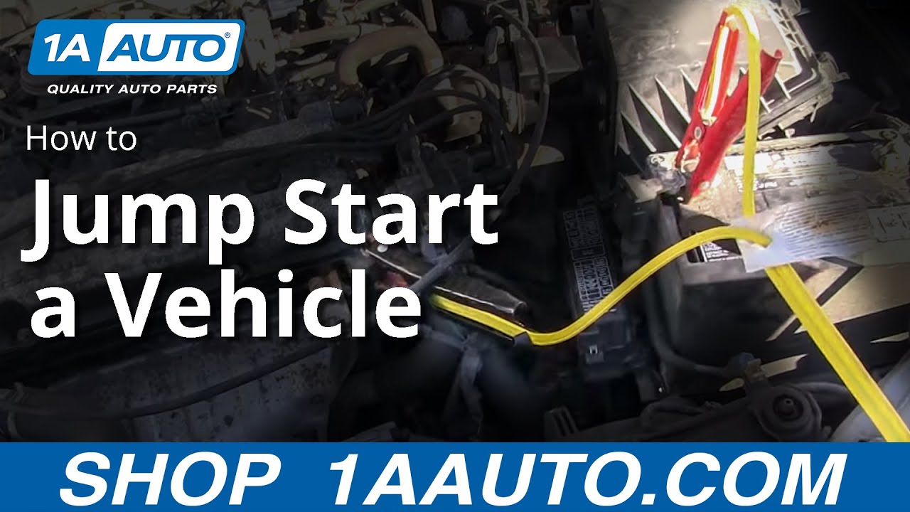 How To Correctly Jump Start a Car With Another Car - YouTube