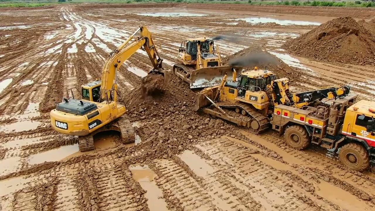 IMPOSSIBLE MUD RESCUE! RC Dump Truck Buried & Machines Pushed To The Limit