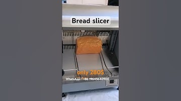 Customizable Bread Slice Thickness | Bread Slicing Machine Demo only280$ one set #slicer #toast