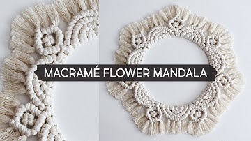 DIY Macramé Flower Mandala