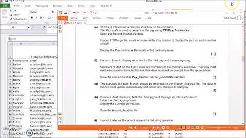 Cambridge 9626 Spreadsheet June 2017 Q1E-2 Walkthrough Tutorial