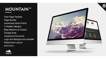 Mountain - One Page Parallax WordPress Theme | Themeforest Website Templates and Themes