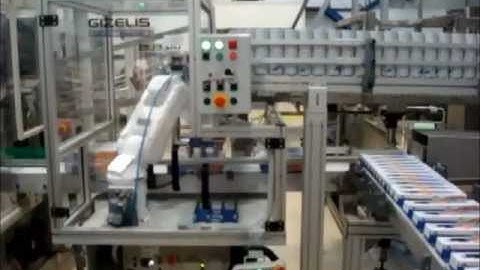 Motoman robot picking boxes with pizza dough