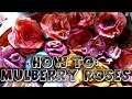 How to make mulberry paper roses - Petronela