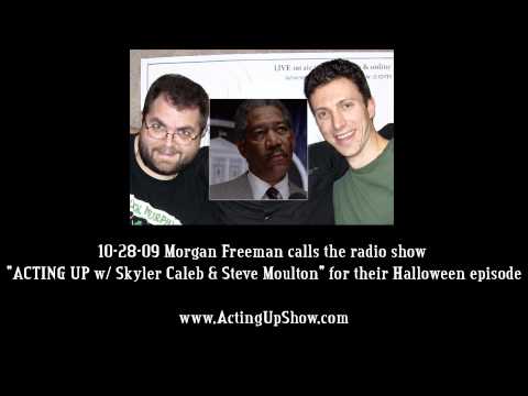 Morgan Freeman talks zombie invasion on "Acting Up...