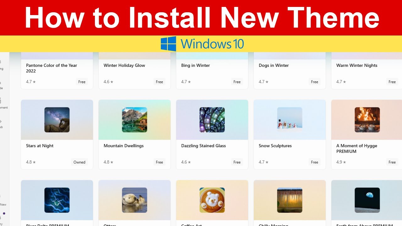 How to Install New Theme in Windows 10? - YouTube