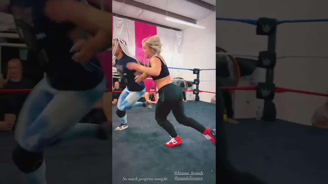 liv morgan & b-fab train in the neidhart family dungeon 