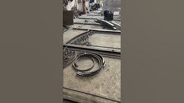 Quy trình sản xuất cửa cổng rào sắt uốn nghệ thuật
