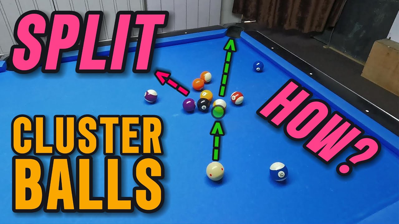 Image of video the WEAK Break Pool Challenge: 8 Ball Clearance (Destroying CLUSTER BALLS) 23