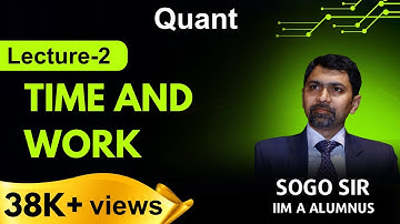 Time and Work-2 | Efficiency Based | Sony Goyal | IIM Ahmedabad | MissionCAT