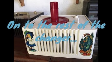 RCA Victor 45-EY-26 “Alice In Wonderland” 45 RPM record player.  Restoration