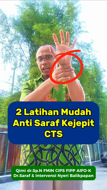 Dua Latihan Mudah Anti Saraf Kejepit CTS