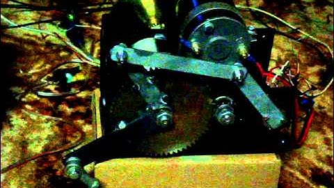 Boat winch motor test in X-sim with Pololu Controller.