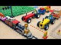 DIY Mini Tractor Concrete Road Build Using Road Roller &amp; Mixer Machine | Science Project