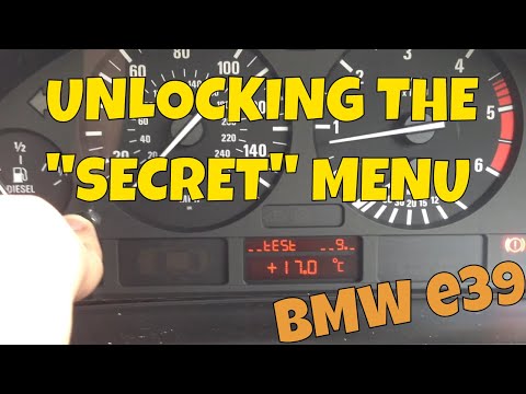 BMW e39 low OBC - Unlocking the "Secret" Menu.
