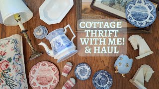 ENGLISH COTTAGE THRIFT WITH ME ~ Thrifting for Home Decor & styling ~ 2024