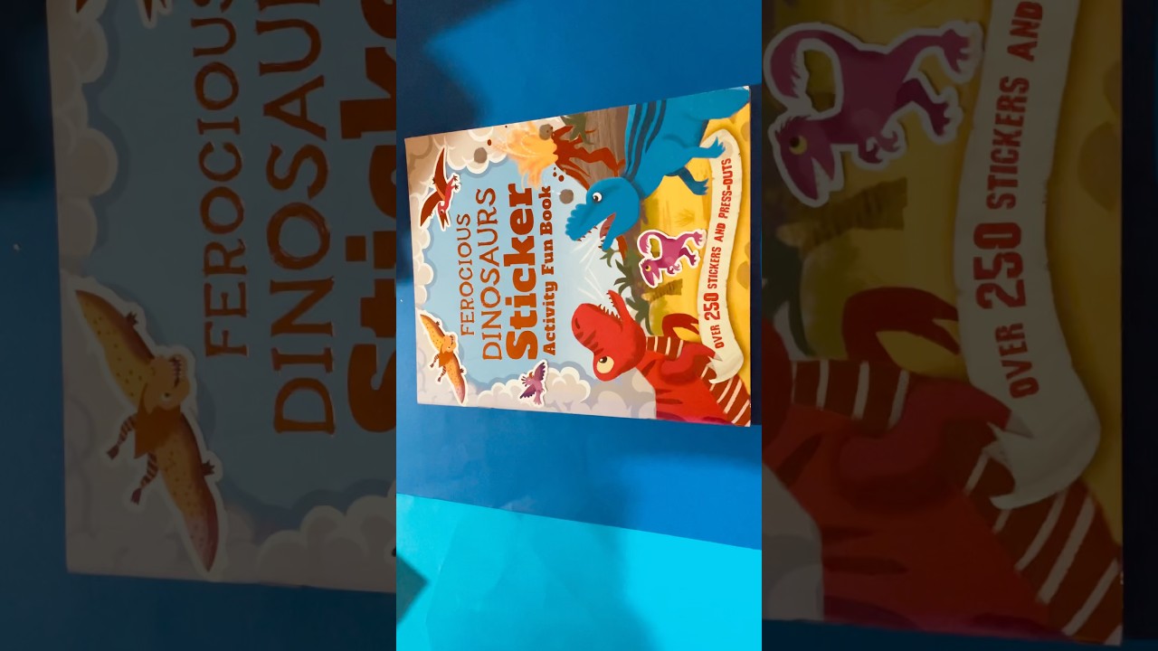 Ferocious Dinosaurs Sticker Activity Fun Book