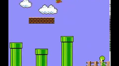 MarI/O AI completes Super Mario Bros. level 2-1