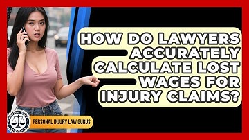 How Do Lawyers Accurately Calculate Lost Wages For Injury Claims? - Personal Injury Law Gurus