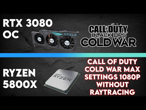 Call of duty cold war (RTX 3080) X (Ryzen 7 5800X)Ultra settings 1080p uncapped! (no raytracing)