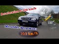 Mercedes Benz C Klass W203 1.8 Kompresor Acceleration 0-200 km/h