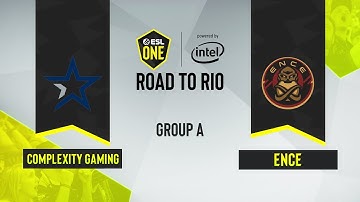 CS:GO - ENCE vs. Complexity Gaming [Train] Map 2 - ESL One Road to Rio - Group A - EU