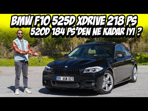 218 PS Gücündeki BMW F10 525d Xdrive Ne Kadar Keyifli ? Çift Turbo / 520D Farkı / Yakıt Tüketimi