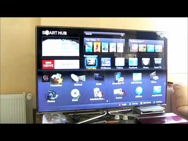 Unboxing Samsung 55" UE55D7000 LED TV 2011, D7000, D8000 - -
